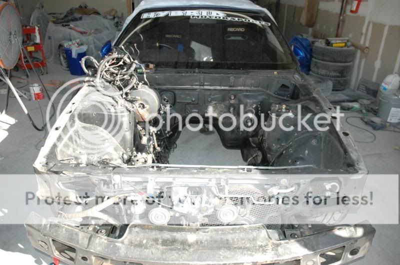 Hybrid Motorsports' Nissan Skyline (R32 GTR) Engine bay repaint